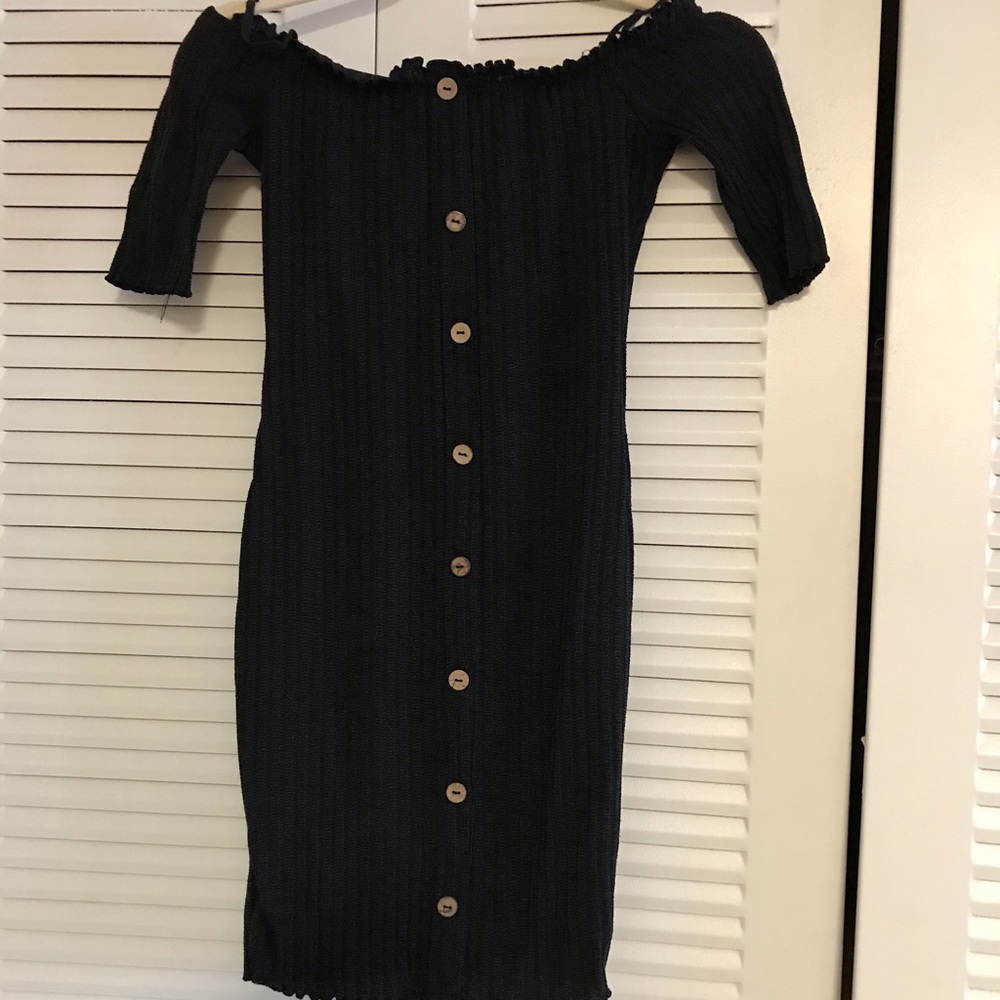 Off shoulder mini dress